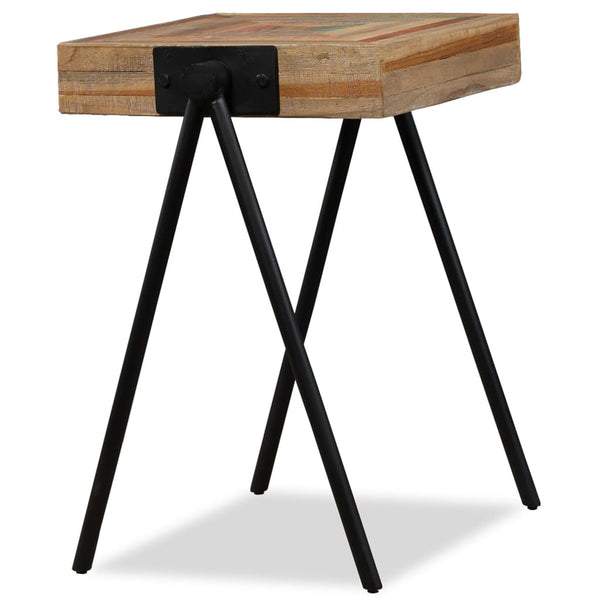 vidaXL Side Table Recycled Solid Teak Wood