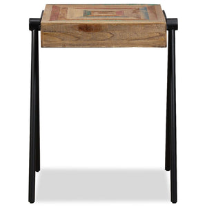 vidaXL Side Table Recycled Solid Teak Wood