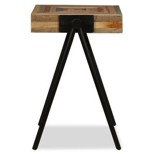 vidaXL Side Table Recycled Solid Teak Wood