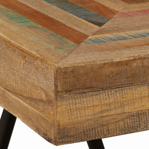vidaXL Side Table Recycled Solid Teak Wood