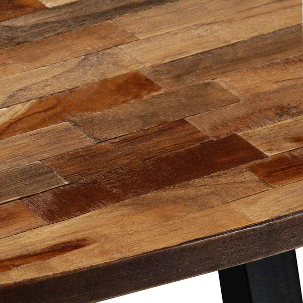 vidaXL Coffee Table Recycled Solid Teak Oval 120x60x30 cm