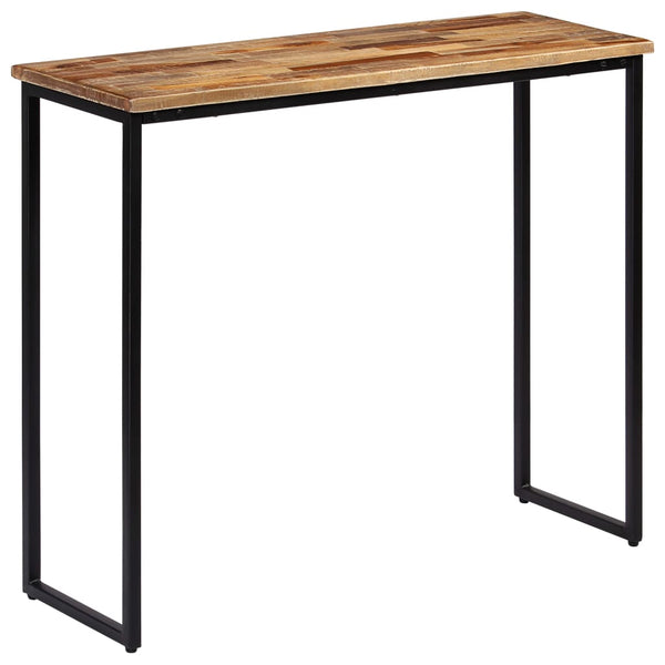 vidaXL Console Table Recycled Solid Teak Wood 90 x 30 x 76 cm