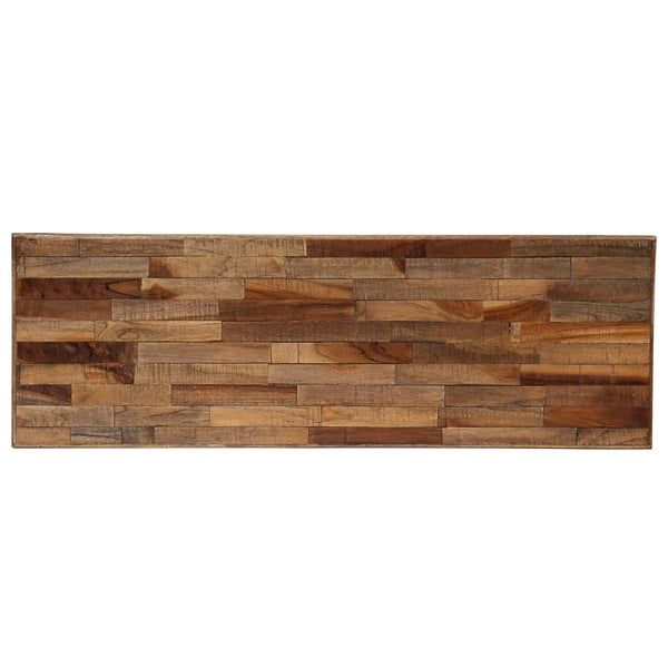 vidaXL Console Table Recycled Solid Teak Wood 90 x 30 x 76 cm