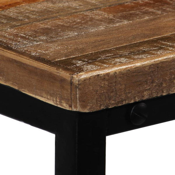 vidaXL Console Table Recycled Solid Teak Wood 90 x 30 x 76 cm