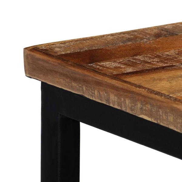 vidaXL Console Table Recycled Solid Teak Wood 90 x 30 x 76 cm