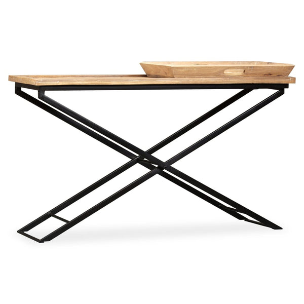 vidaXL Solid Mango Wood Console Table 130 x 40 x 80 cm