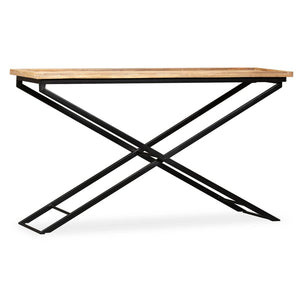vidaXL Solid Mango Wood Console Table 130 x 40 x 80 cm
