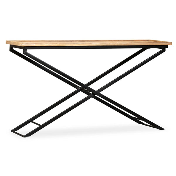 vidaXL Solid Mango Wood Console Table 130 x 40 x 80 cm