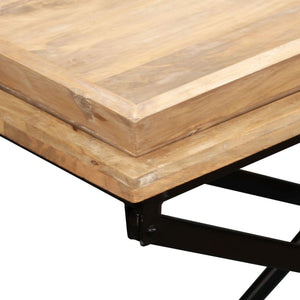 vidaXL Solid Mango Wood Console Table 130 x 40 x 80 cm
