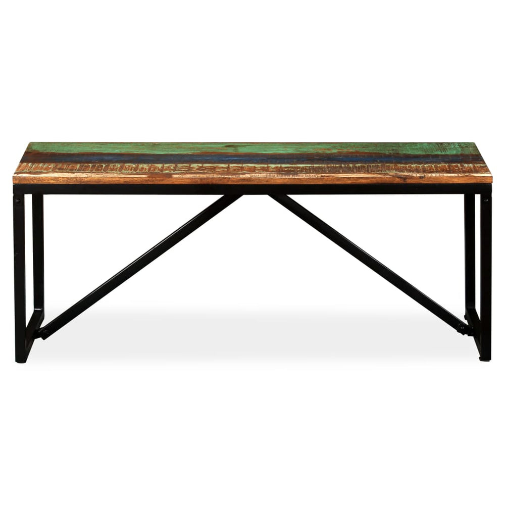 vidaXL Bench Solid Wood 110x35x45 cm