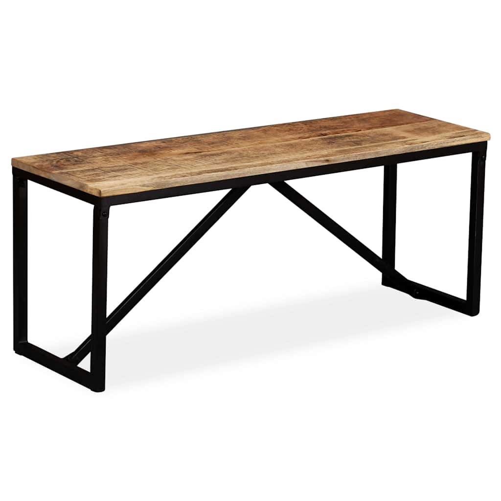 vidaXL Bench Solid Mango Wood 110 x 35 x 45 cm