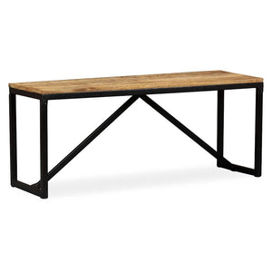 vidaXL Bench Solid Mango Wood 110 x 35 x 45 cm