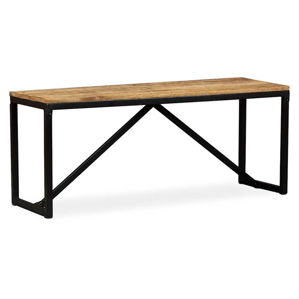 vidaXL Bench Solid Mango Wood 110 x 35 x 45 cm