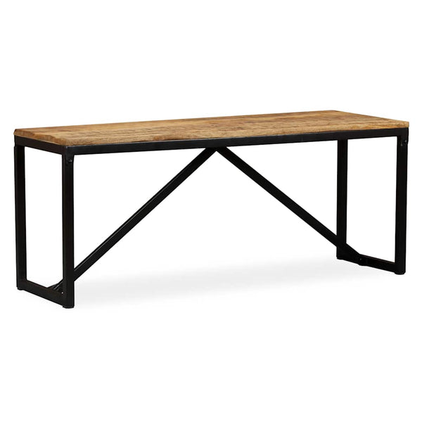 vidaXL Bench Solid Mango Wood 110 x 35 x 45 cm