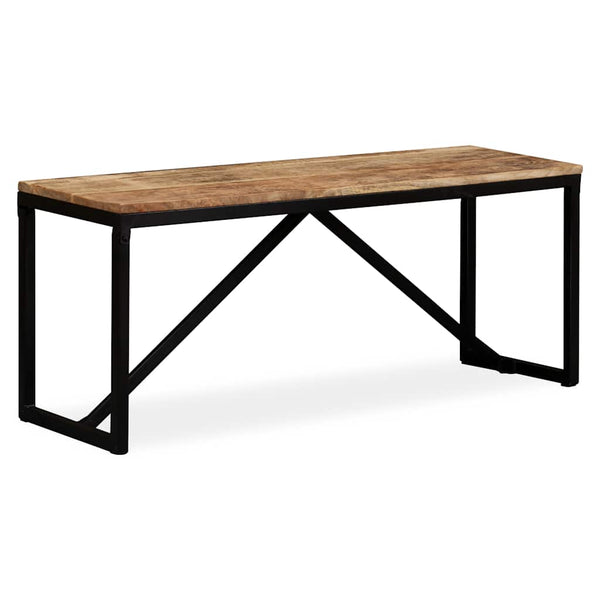vidaXL Bench Solid Mango Wood 110 x 35 x 45 cm