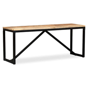 vidaXL Bench Solid Mango Wood 110 x 35 x 45 cm