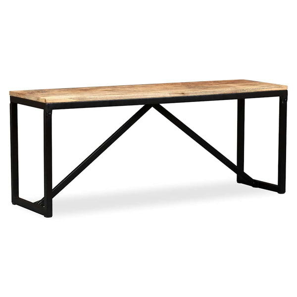 vidaXL Bench Solid Mango Wood 110 x 35 x 45 cm