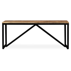 vidaXL Bench Solid Mango Wood 110 x 35 x 45 cm