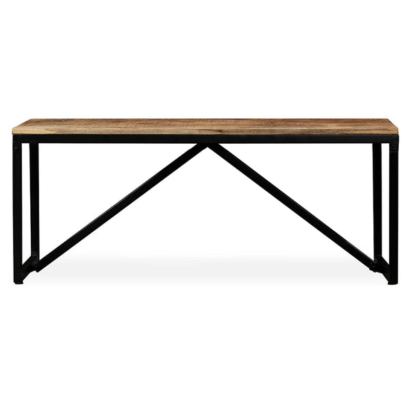 vidaXL Bench Solid Mango Wood 110 x 35 x 45 cm