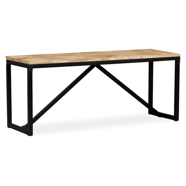 vidaXL Bench Solid Mango Wood 110 x 35 x 45 cm