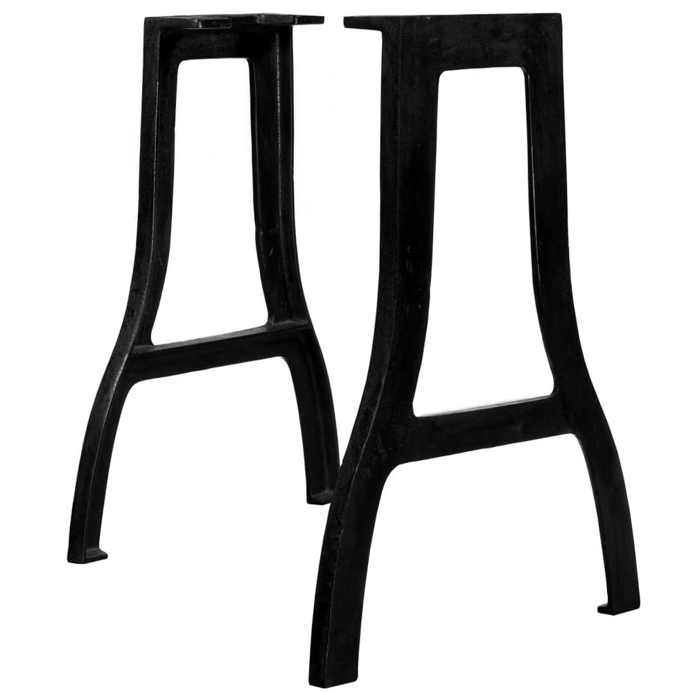 vidaXL Dining Table Legs 2 pcs. A-Frame Cast Iron