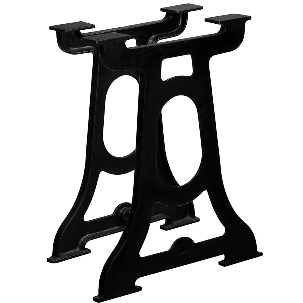 vidaXL Dining Table Legs 2 pcs Y-shaped Cast Iron