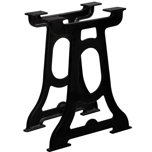 vidaXL Dining Table Legs 2 pcs Y-shaped Cast Iron