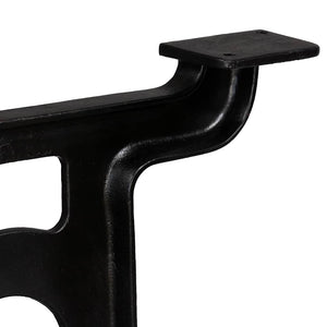vidaXL Dining Table Legs 2 pcs Y-shaped Cast Iron