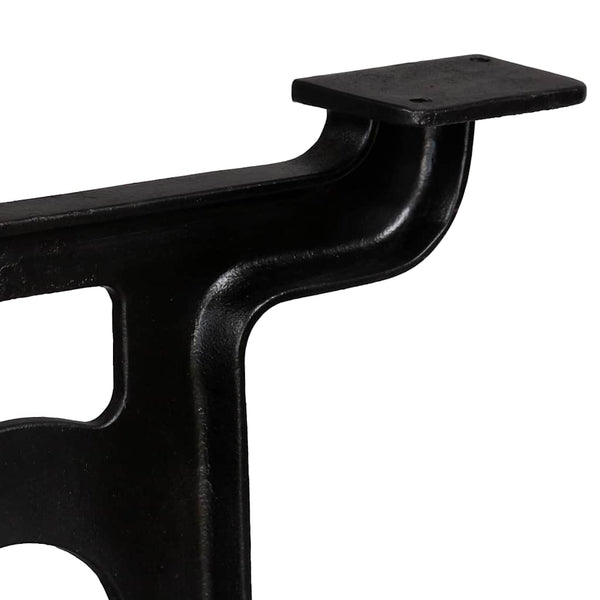vidaXL Dining Table Legs 2 pcs Y-shaped Cast Iron