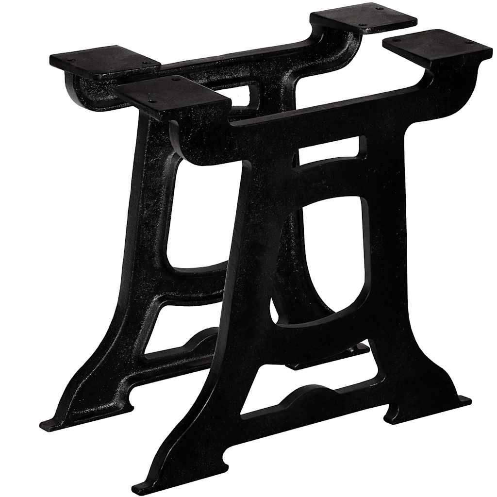 vidaXL Coffee Table Legs 2 pcs. Y-shaped Cast Iron