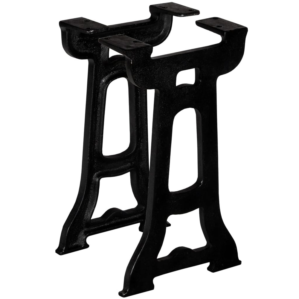 vidaXL Bench Legs 2 pcs. Y-Frame Cast Iron