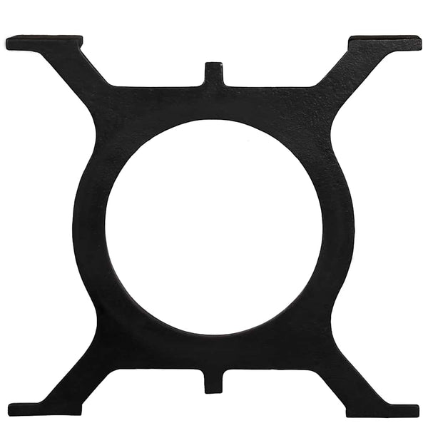 vidaXL Coffee Table Legs 2 pcs. O-Frame Cast Iron