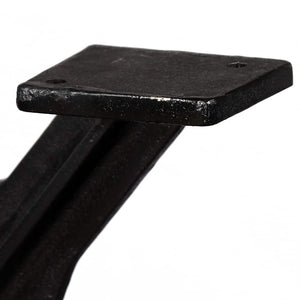 vidaXL Coffee Table Legs 2 pcs. O-Frame Cast Iron