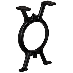 vidaXL Bench Legs 2 pcs. O-shaped Cast Iron