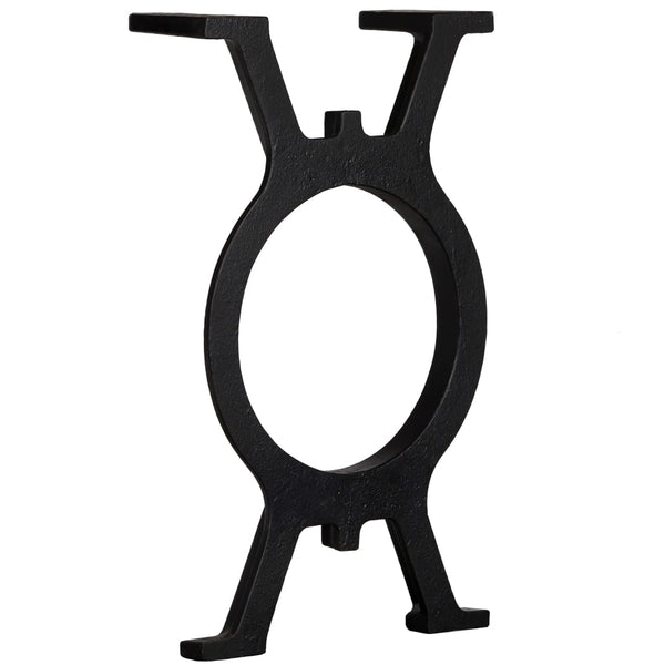 vidaXL Bench Legs 2 pcs. O-shaped Cast Iron