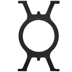 vidaXL Bench Legs 2 pcs. O-shaped Cast Iron