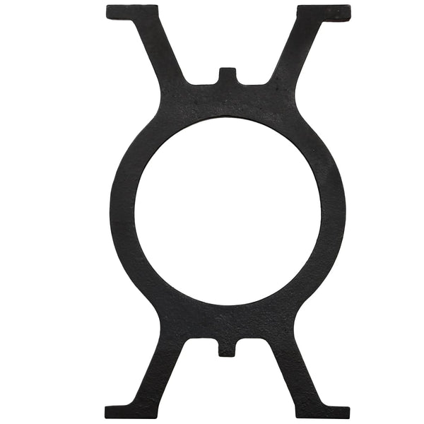 vidaXL Bench Legs 2 pcs. O-shaped Cast Iron