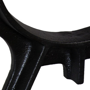 vidaXL Bench Legs 2 pcs. O-shaped Cast Iron