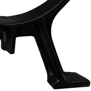 vidaXL Bench Legs 2 pcs. O-shaped Cast Iron