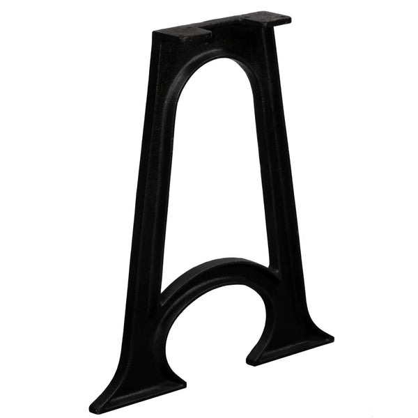 vidaXL Dining Table Legs 2 pcs. with Arched Base A-Frame Cast Iron