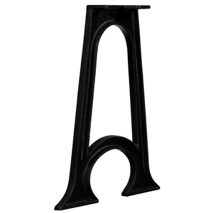 vidaXL Dining Table Legs 2 pcs. with Arched Base A-Frame Cast Iron