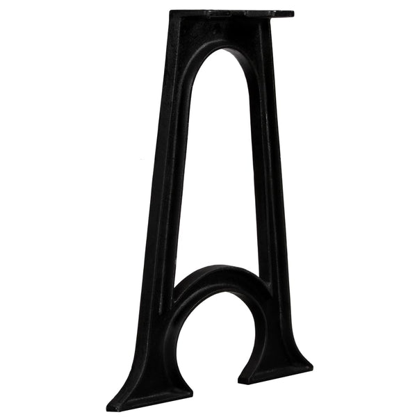 vidaXL Dining Table Legs 2 pcs. with Arched Base A-Frame Cast Iron