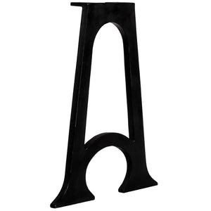 vidaXL Dining Table Legs 2 pcs. with Arched Base A-Frame Cast Iron