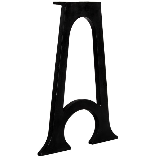 vidaXL Dining Table Legs 2 pcs. with Arched Base A-Frame Cast Iron