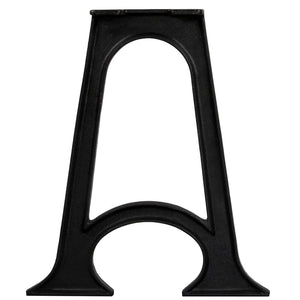 vidaXL Dining Table Legs 2 pcs. with Arched Base A-Frame Cast Iron