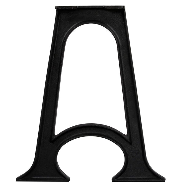 vidaXL Dining Table Legs 2 pcs. with Arched Base A-Frame Cast Iron