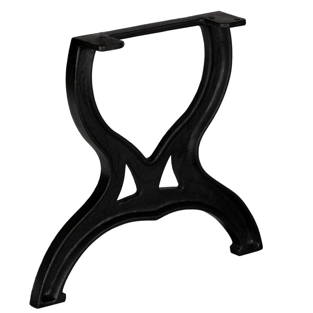 vidaXL Coffee Table Legs 2 pcs. X-Frame Cast Iron