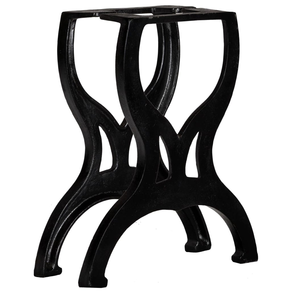 vidaXL Bench Legs 2 pcs. X-Frame Cast Iron