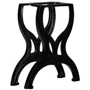 vidaXL Bench Legs 2 pcs. X-Frame Cast Iron
