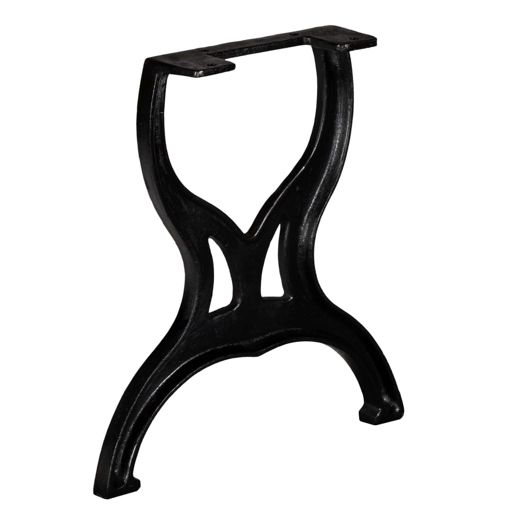vidaXL Bench Legs 2 pcs. X-Frame Cast Iron